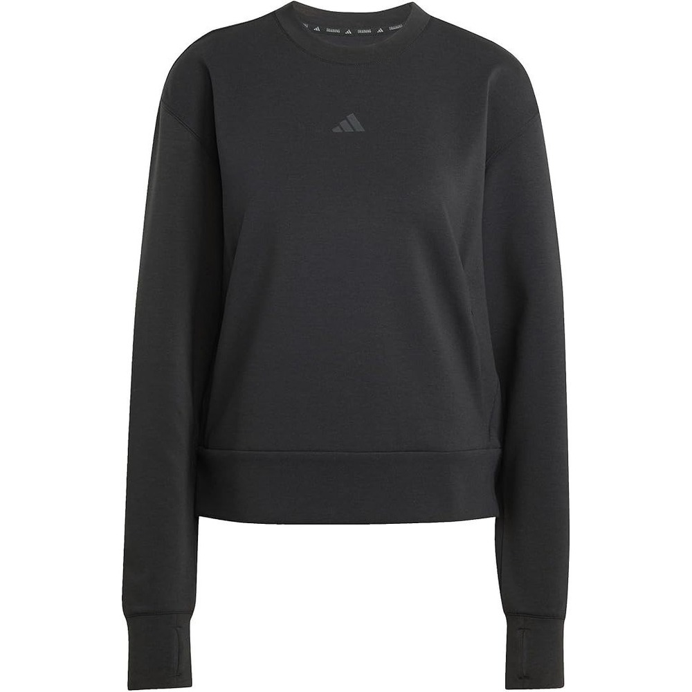adidas Women's Size L - D4T Workout Warm Up Crew Neck Sweatshirt JP2655 MSRP $60